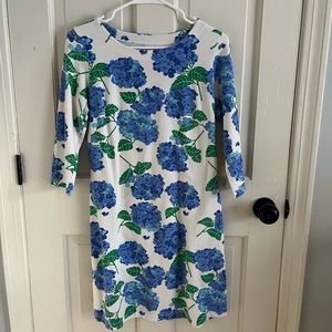 Mahi Gold Hydrangea Dress